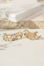 Ear Cuff Jardim – Elegância Natural e Brilho Delicado