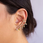 Ear Cuff Jardim – Elegância Natural e Brilho Delicado