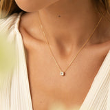 Colar Ponto de Luz Quadrado – Elegância Minimalista Premium