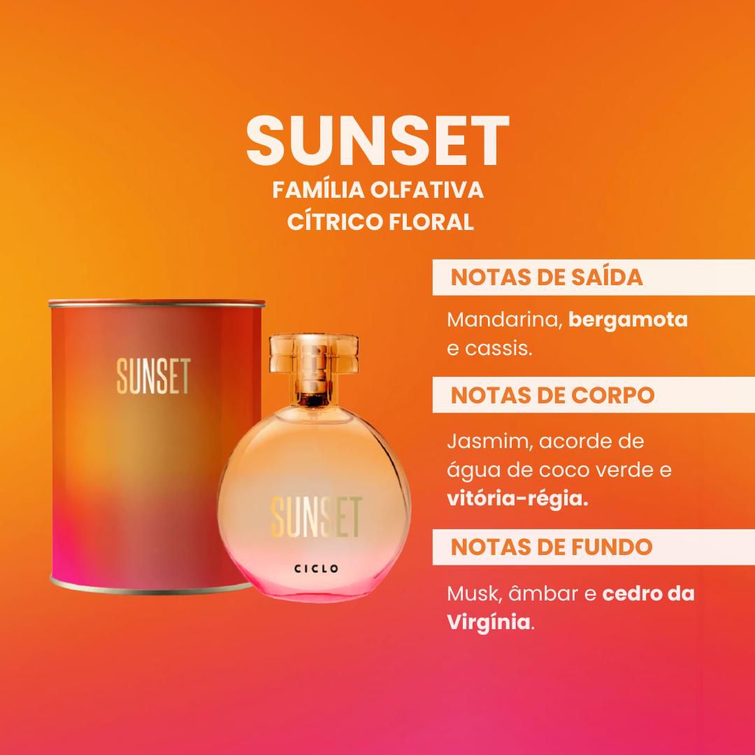 Deo Colônia Sunset 100ml