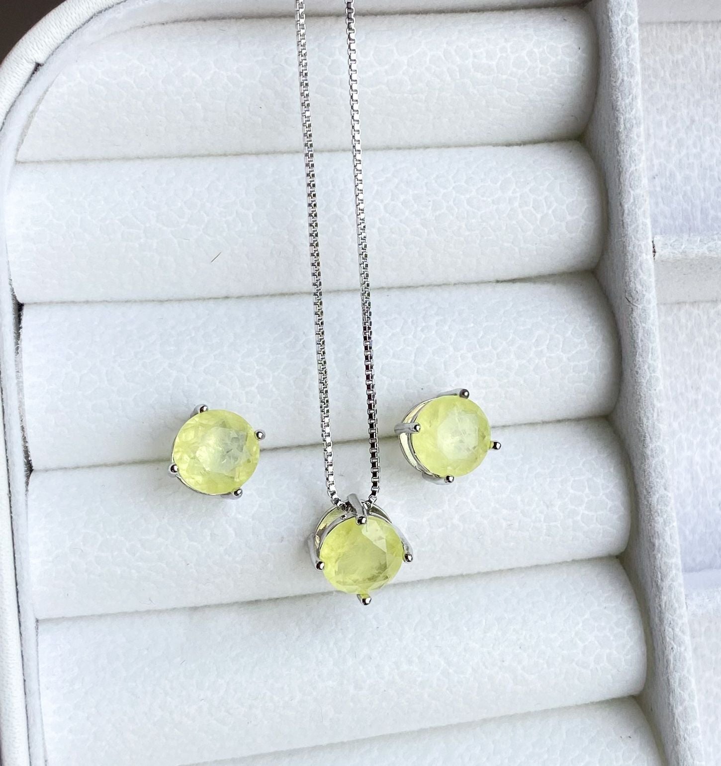 CONJUNTO PONTO DE LUZ CITRINO FUSION