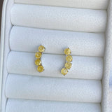 Ear Cuff Citrino Iced – Brilho Moderno Impactante