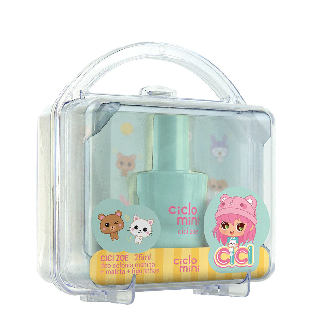 Maletinha com Deo Colônia Cici Zoe 25ml