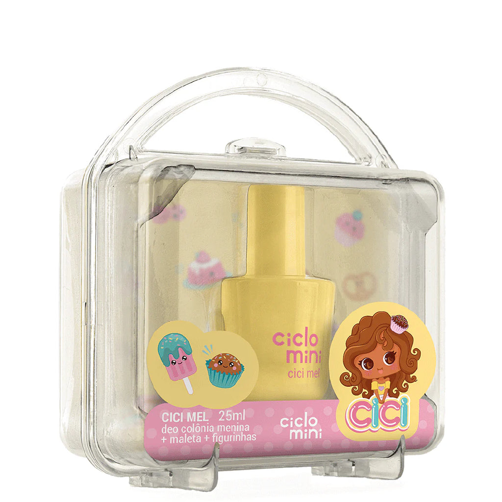 Maletinha com Deo Colônia Cici Mel 25ml