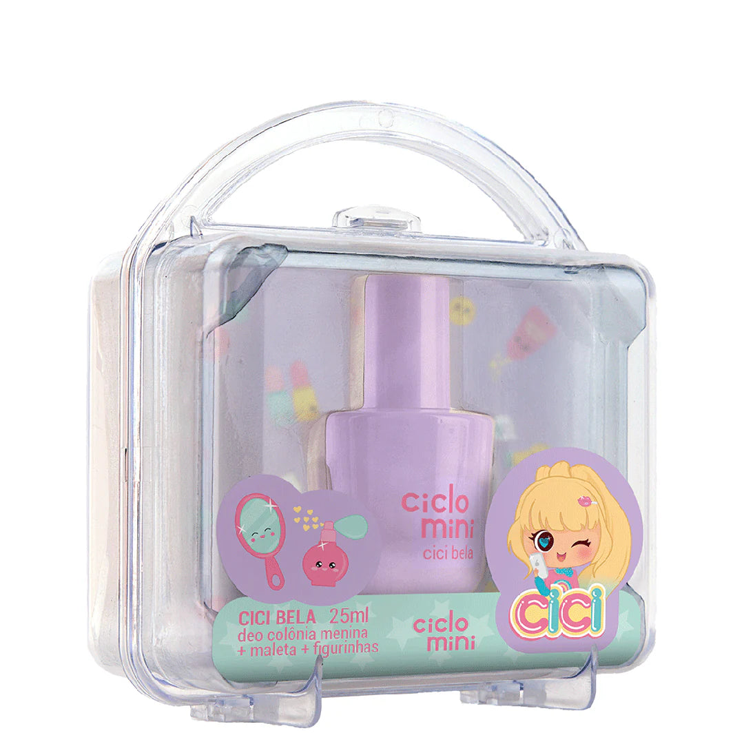 Maletinha com Deo Colônia Cici Bela 25ml
